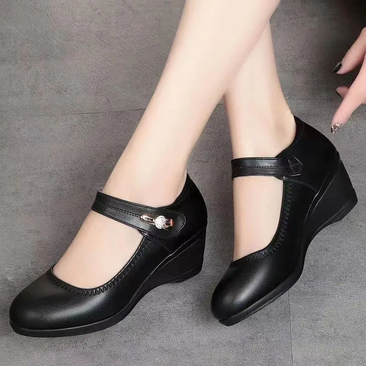 HAZEL™|MID HEEL COMFORT SHOES