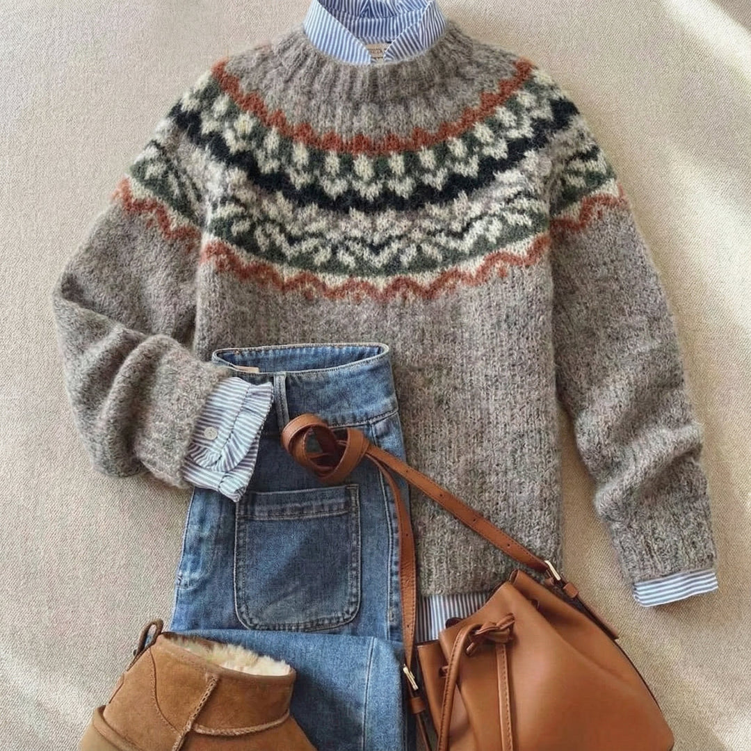 ELIZA™|NORDIC KNIT SWEATER