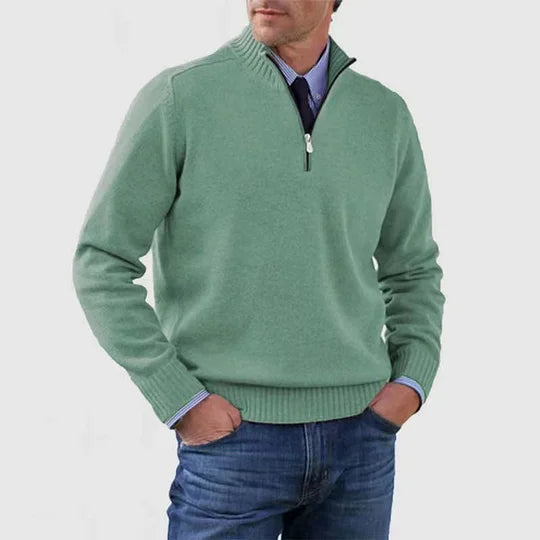 CALVIN™|HALF ZIP SWEATER