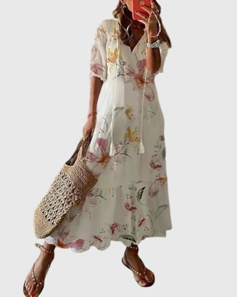 AMALIA™|BOHO VINTAGE SUMMER MAXI DRESS