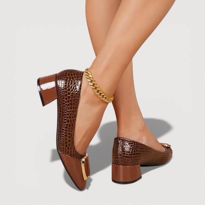 JEANETH™|ELEGANT BLOCK HEELS