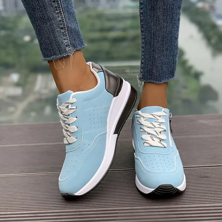 BELLA™|THICK SOLE SIDE ZIPPER SNEAKERS