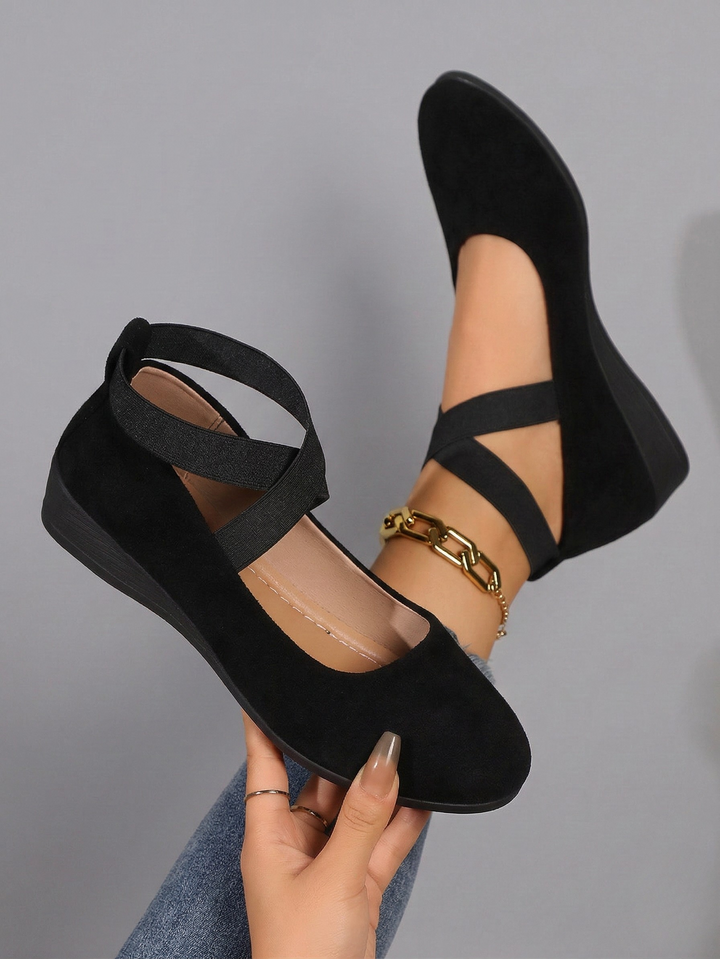 ELLE™|ELEGANT SUEDE SLIP-ONS