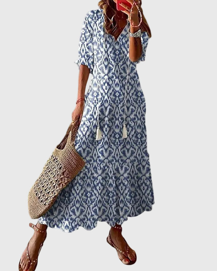 AMALIA™|BOHO VINTAGE SUMMER MAXI DRESS