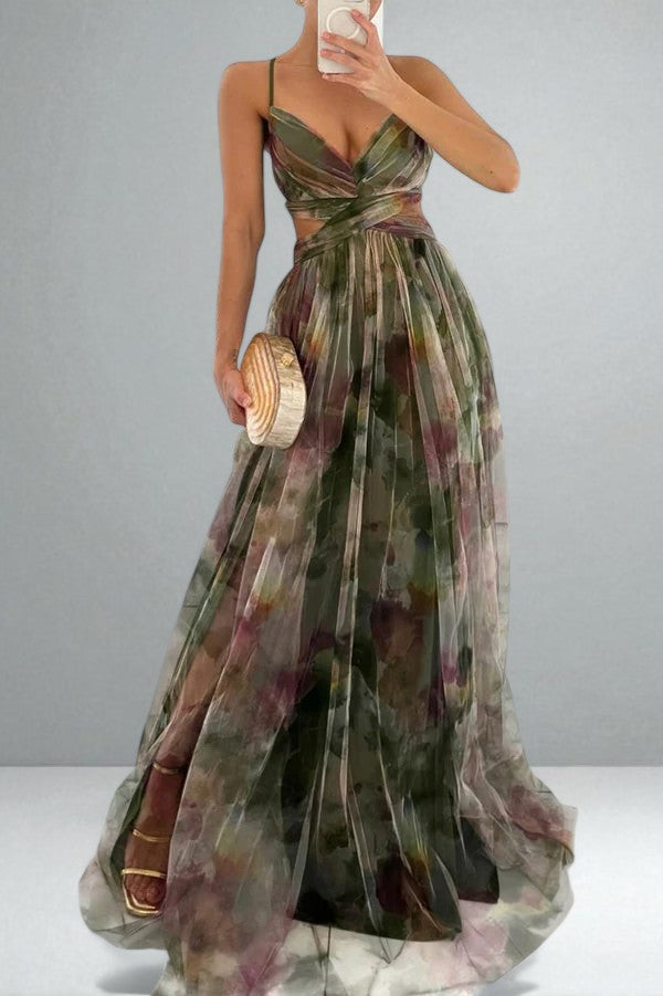 JULIETTE™|WATERCOLOR MAXI DRESS