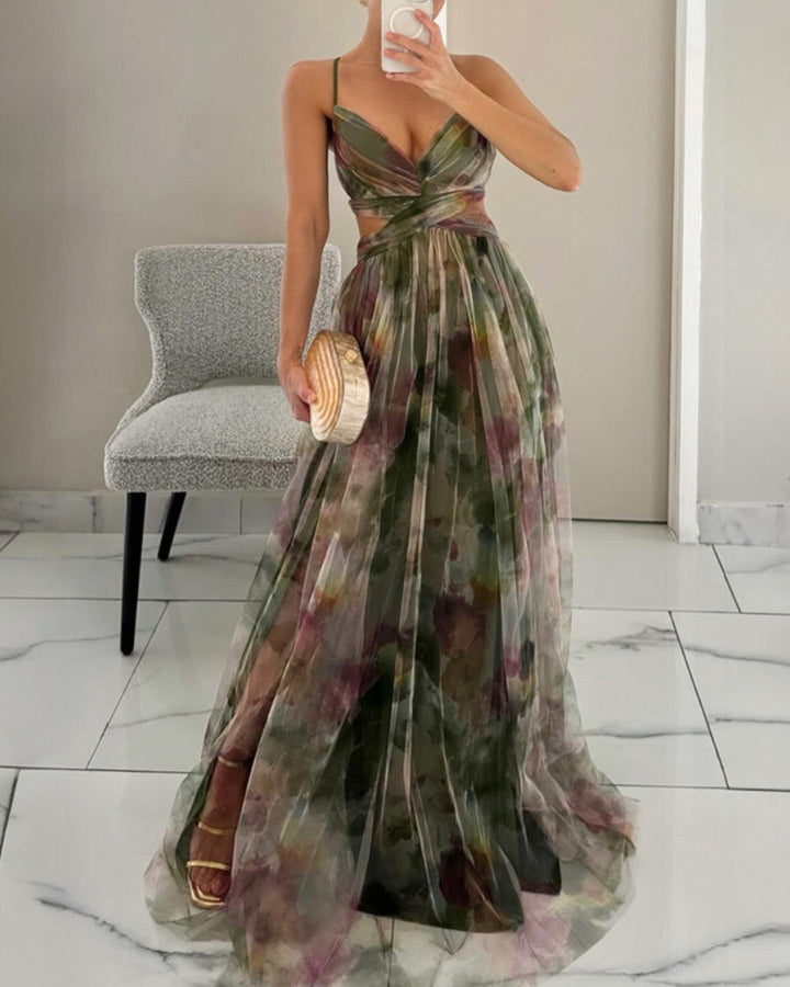 EVIE™|FLORAL MAXI DRESS