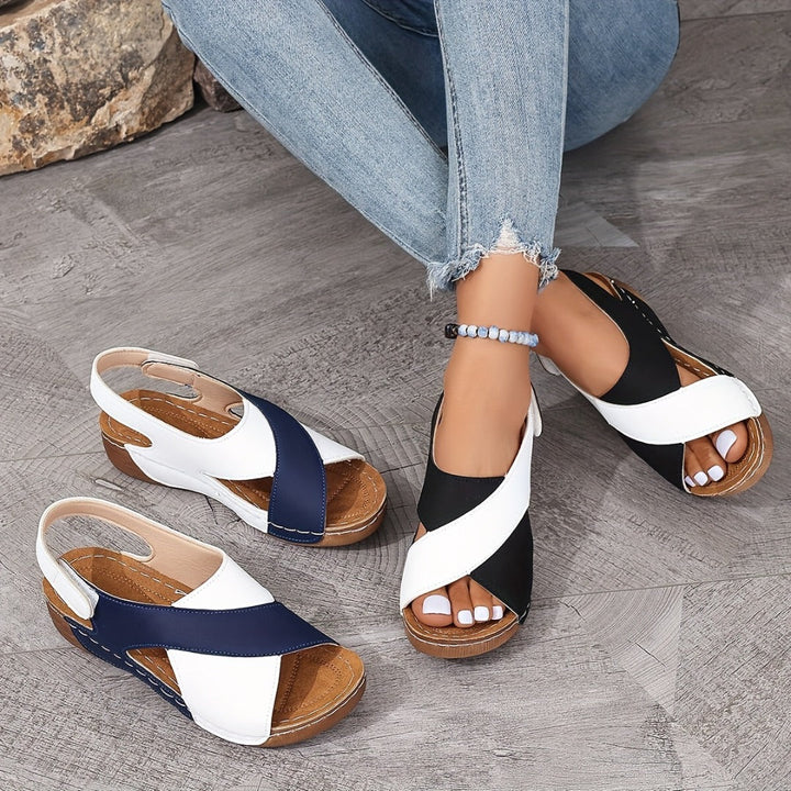 YSERAH™|INCLINE WEDGE SANDALS