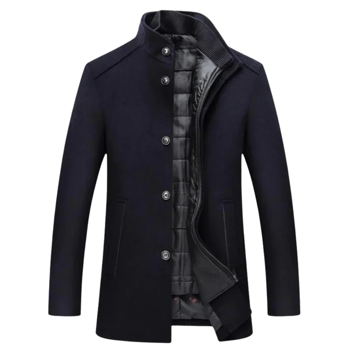 KINGSLEY™|WOOLEN TRENCH COAT FOR MEN