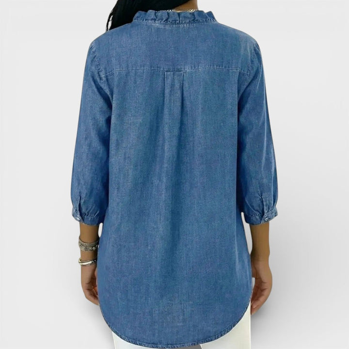HEATHER™ | ELEGANT RUFFLED BLOUSE