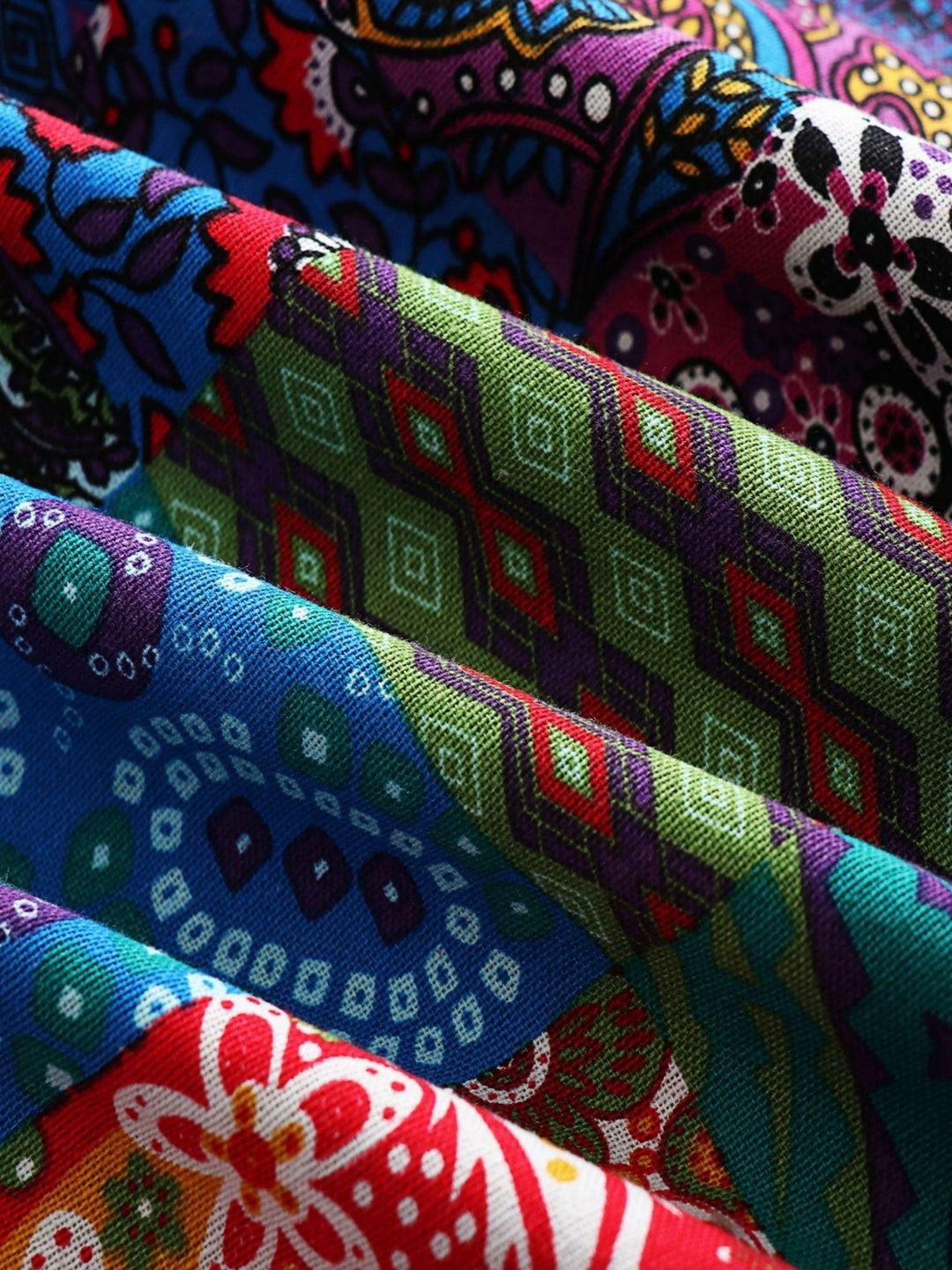 AUDREY™|BOHO PATCHWORK COAT