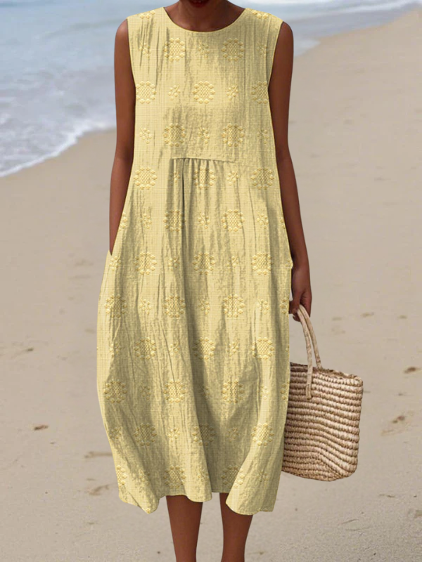 ROSE™|EMBROIDERED MIDI DRESS