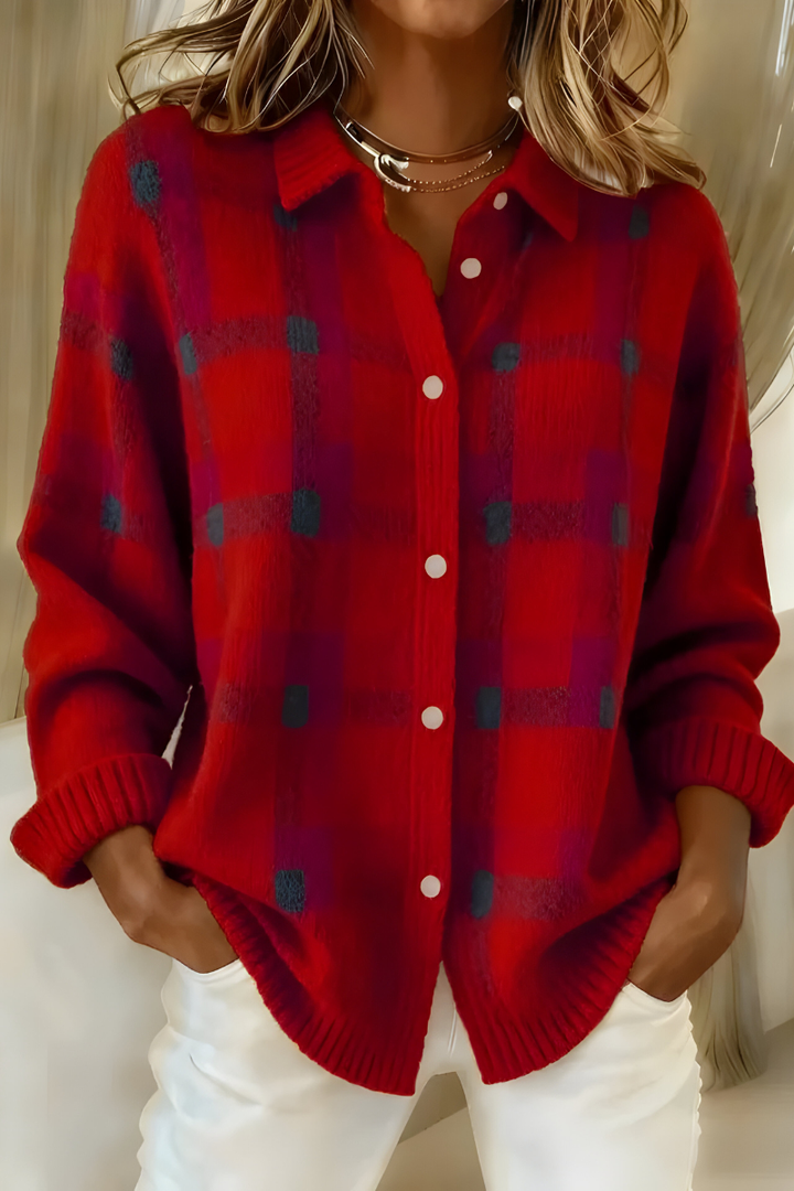 SUMMER™|PLAID CARDIGAN