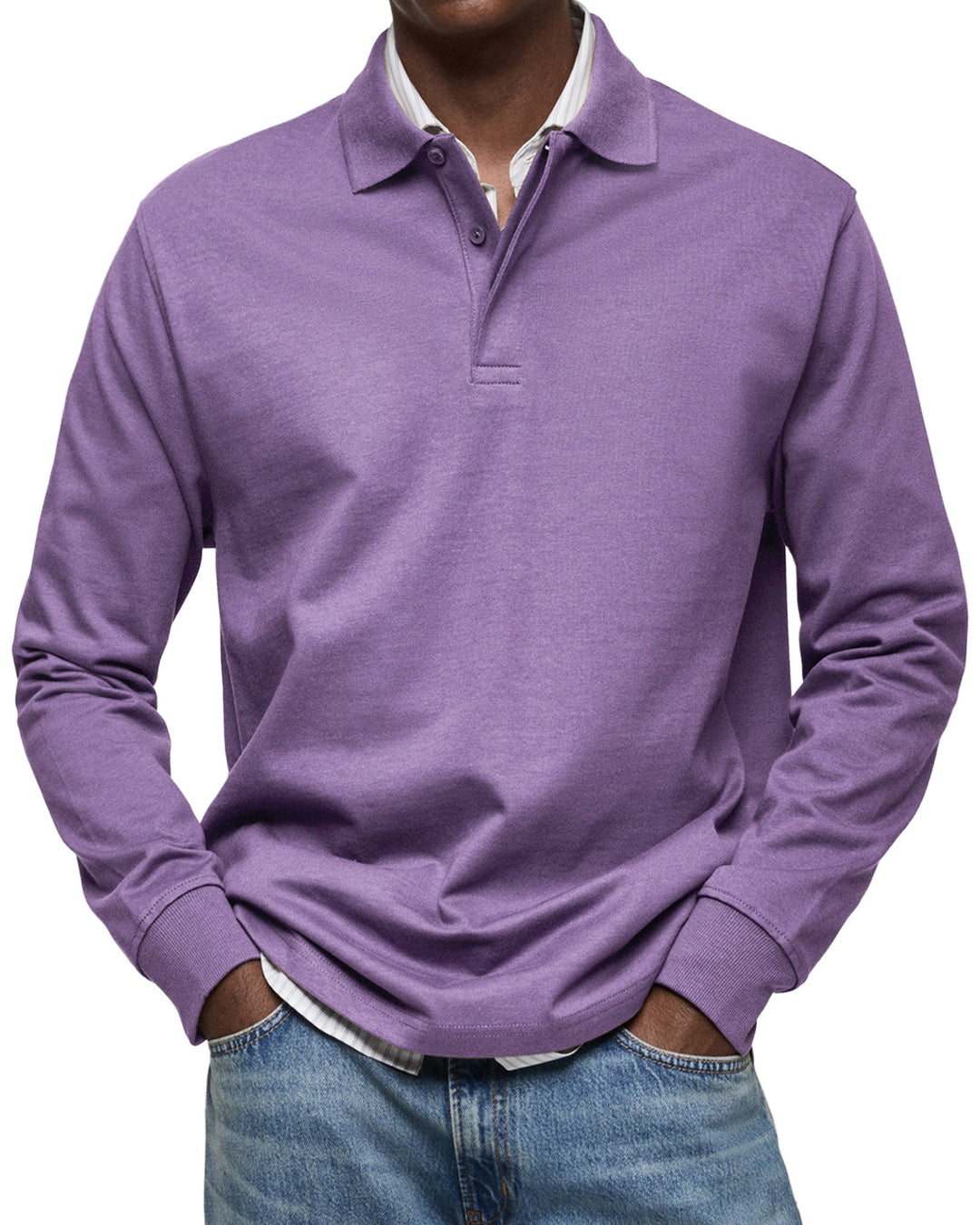 ADAM™|LONG SLEEVE POLO