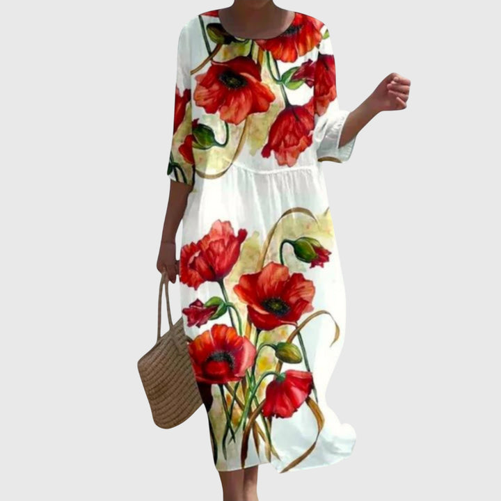 HAYLEY™|STYLISH FLORAL MAXI DRESS