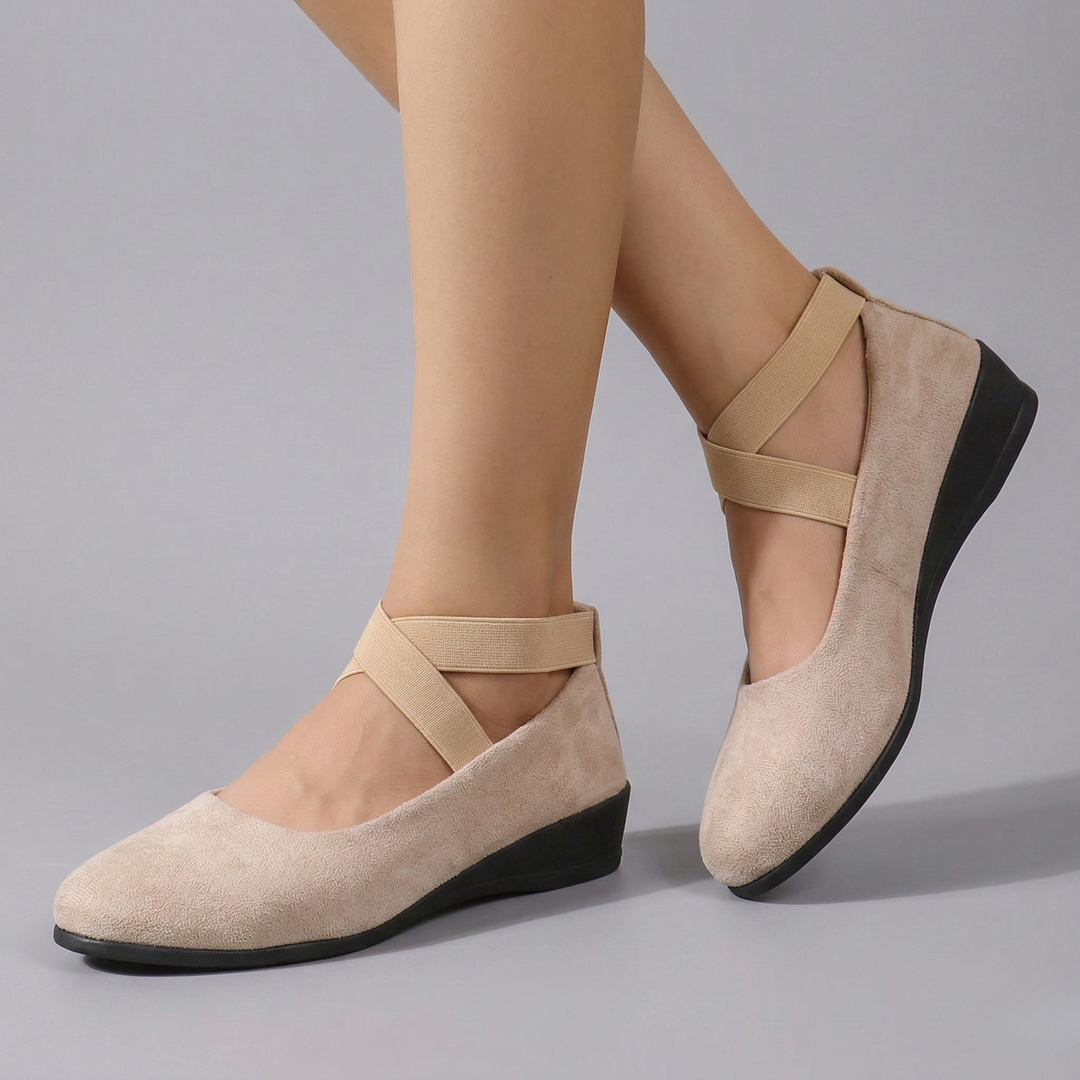 ELLE™|ELEGANT SUEDE SLIP-ONS