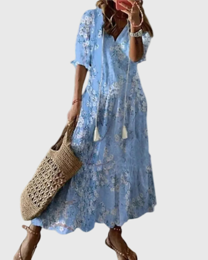 AMALIA™|BOHO VINTAGE SUMMER MAXI DRESS