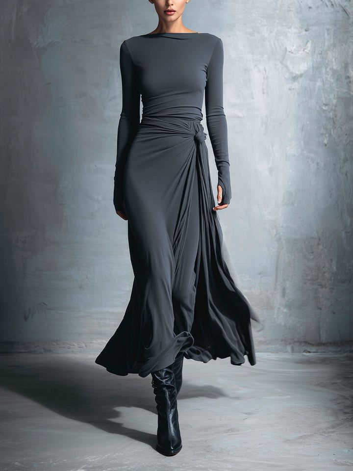 SERAPHINA™|SIDE KNOT MAXI DRESS