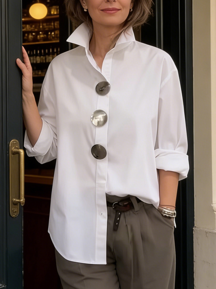 ALMIRA™|STAND COLLAR BLOUSE