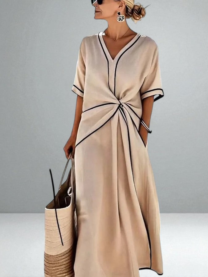 ISLA™|STRIPED MAXI DRESS