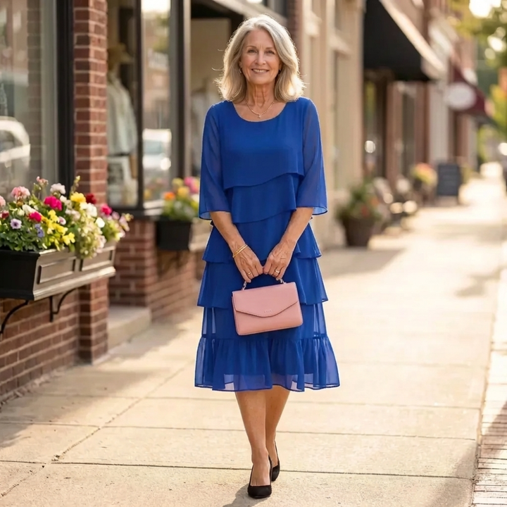 HEIDE™|RUFFLE ELEGANCE DRESS