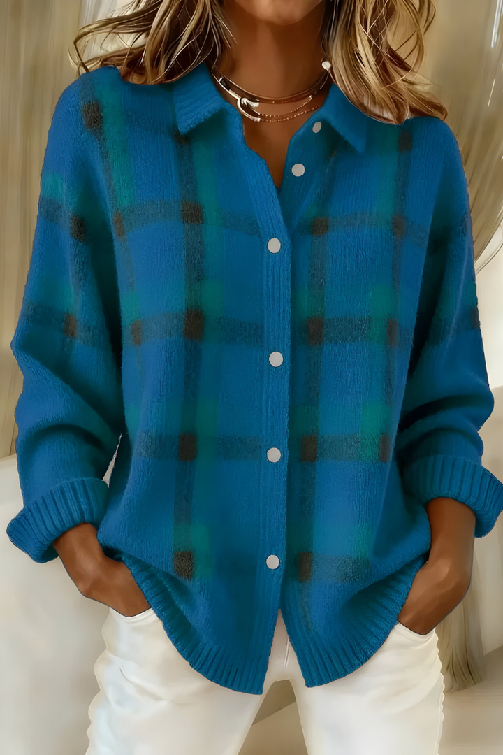 SUMMER™|PLAID CARDIGAN