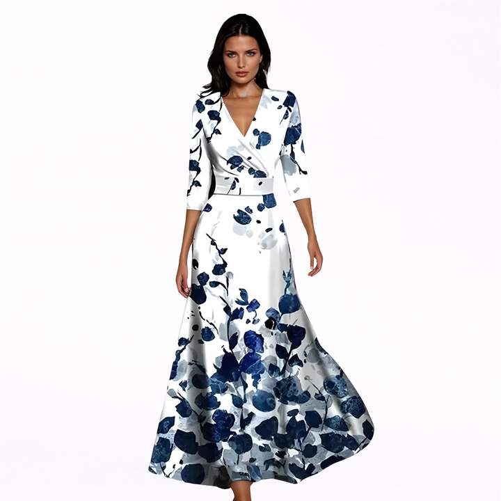 EMILIA™ | ELEGANT FLORAL MAXI DRESS