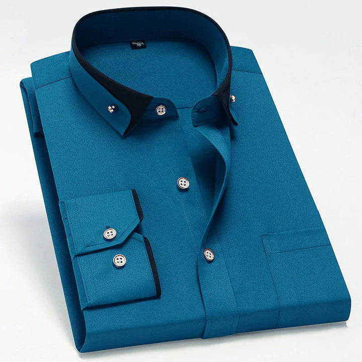 JULIANN™|LONG SLEEVE REFINED SHIRT