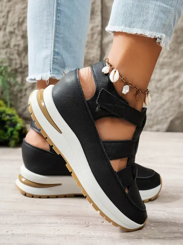ODETTE™|VELCRO COMFORTABLE WEDGE SANDALS