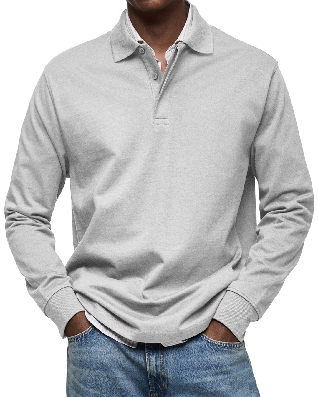 ADAM™|LONG SLEEVE POLO