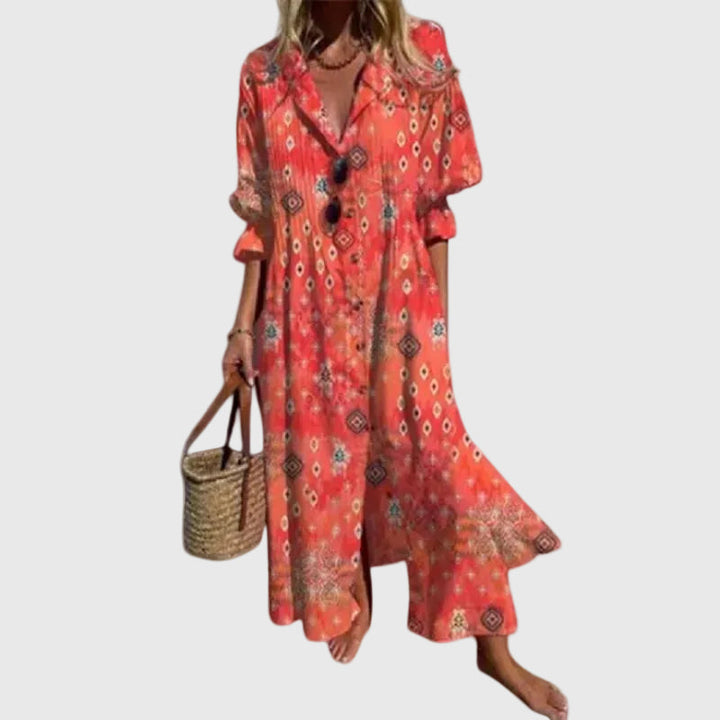 ZARIAH™|ELEGANT BOHEMIAN MAXI DRESS