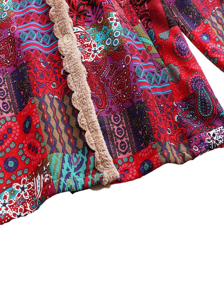 AUDREY™|BOHO PATCHWORK COAT