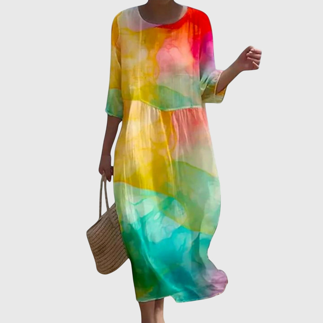 HAYLEY™|STYLISH FLORAL MAXI DRESS