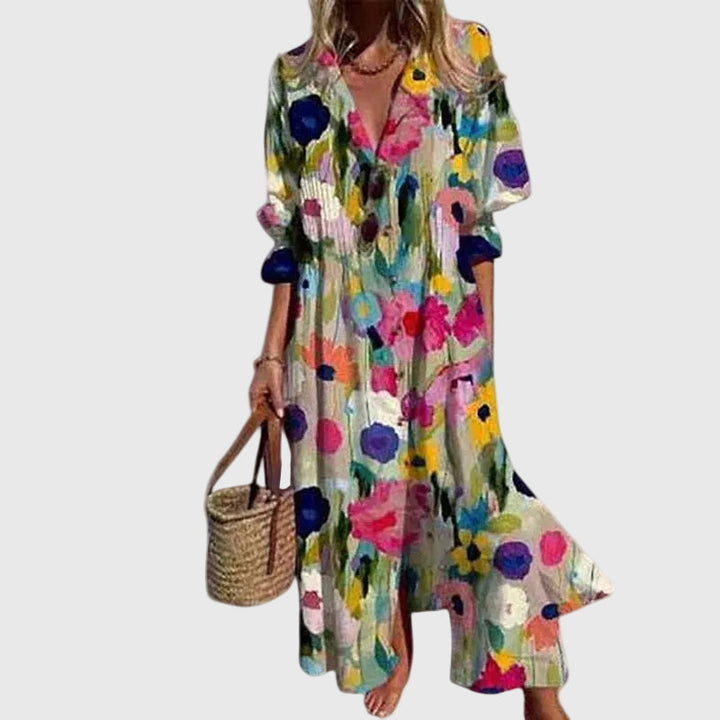 ZARIAH™|ELEGANT BOHEMIAN MAXI DRESS
