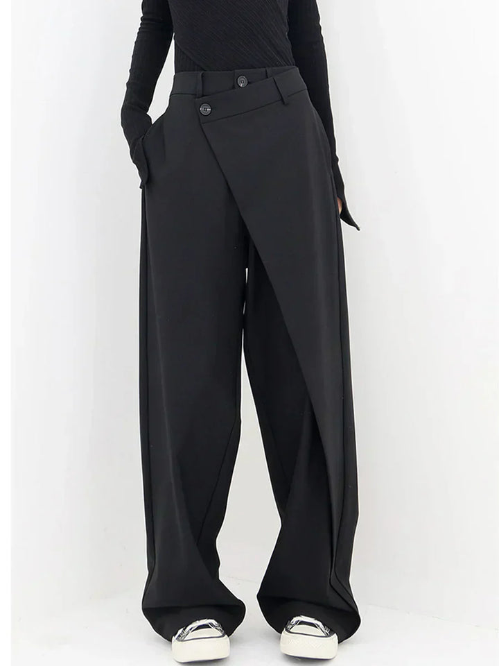 RINA™|LAYERED WIDE LEG PANTS