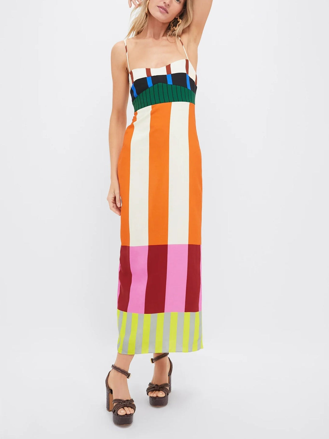 PALOMA™ | COLORFUL STRIPED MAXI DRESS