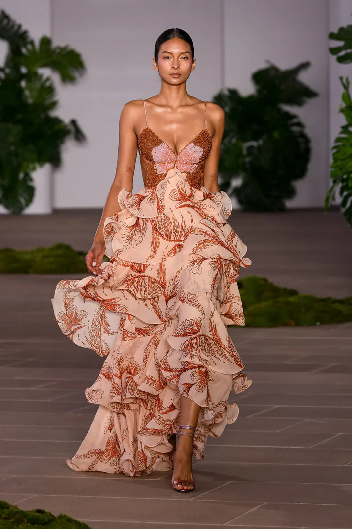 NAHIA™ | RUFFLE DRESS