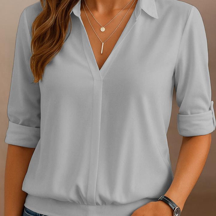 BLAIR™|ELEGANT V-NECK BLOUSE