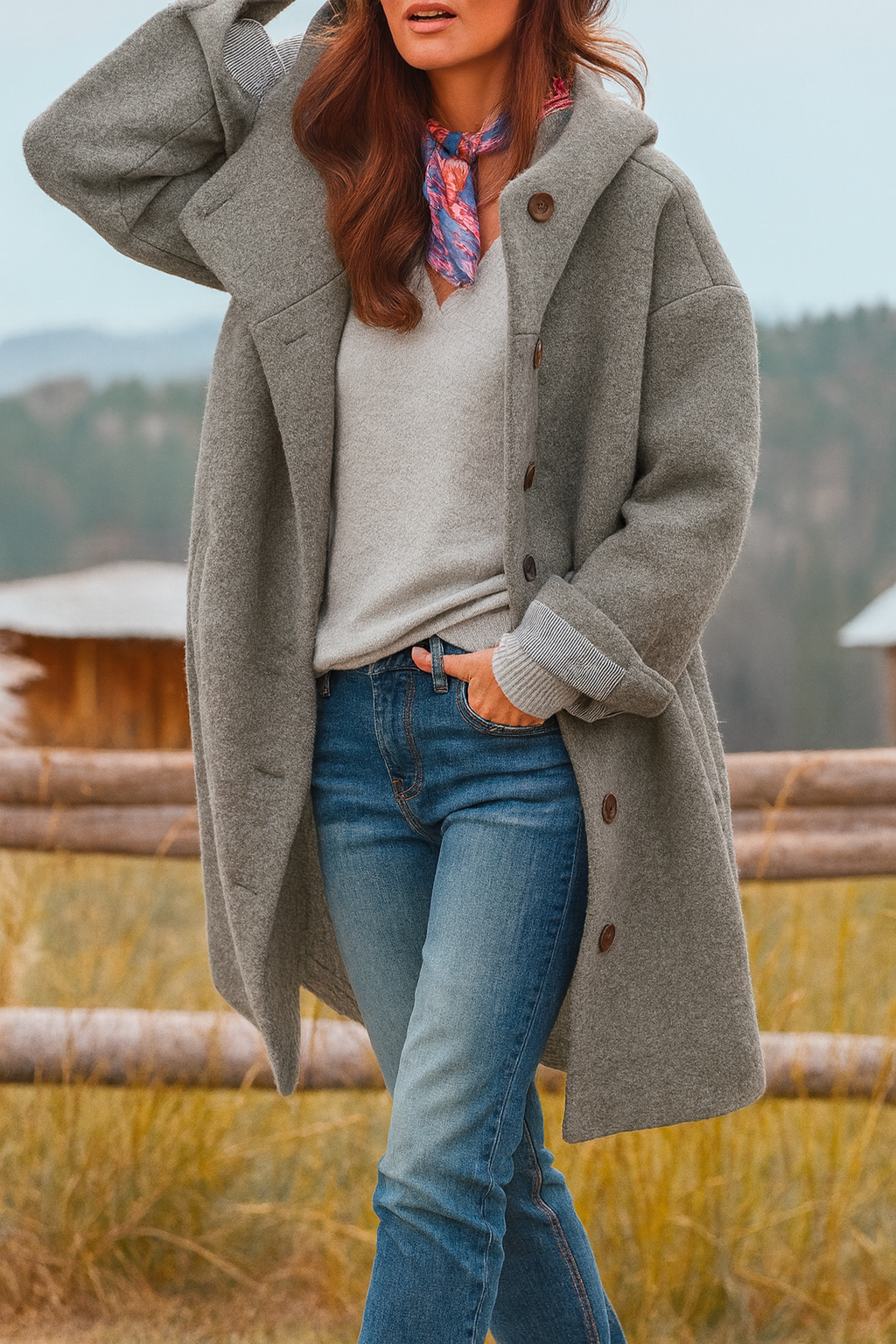 RACHEL™|HOODED ELEGANT JACKET