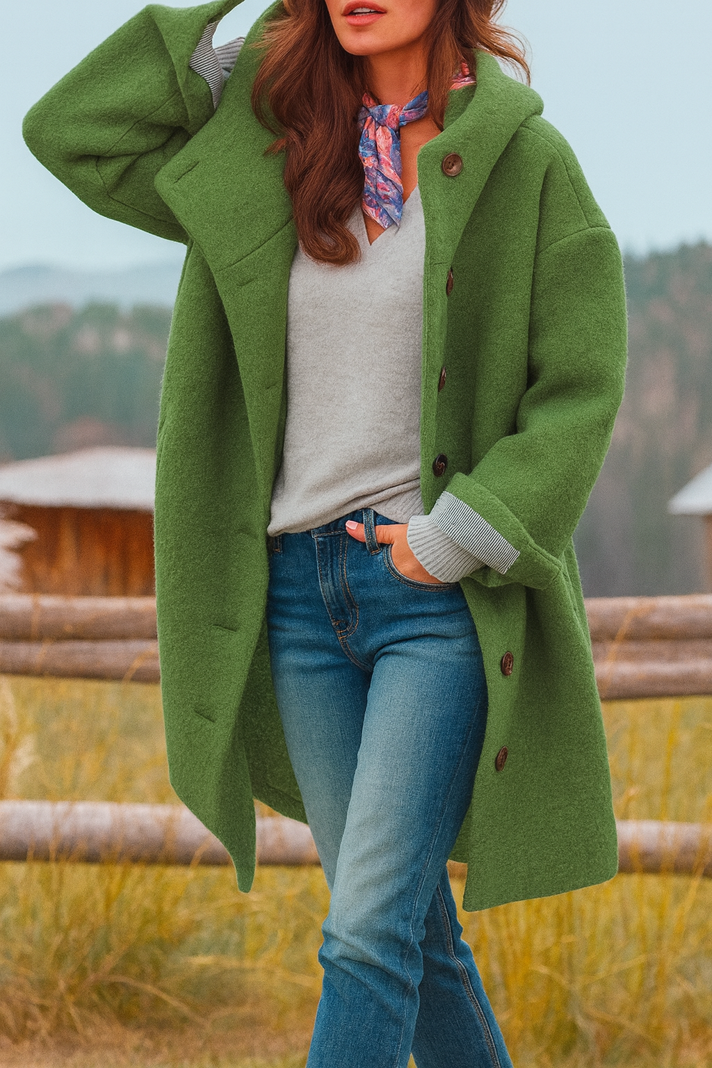 RACHEL™|HOODED ELEGANT JACKET