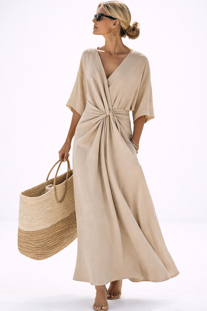 ELARA™|TWIST MAXI DRESS
