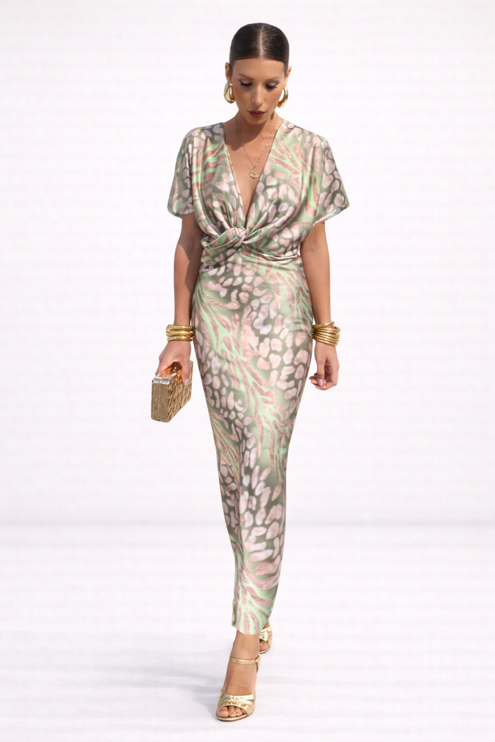 NELA™|WRAP MAXI DRESS