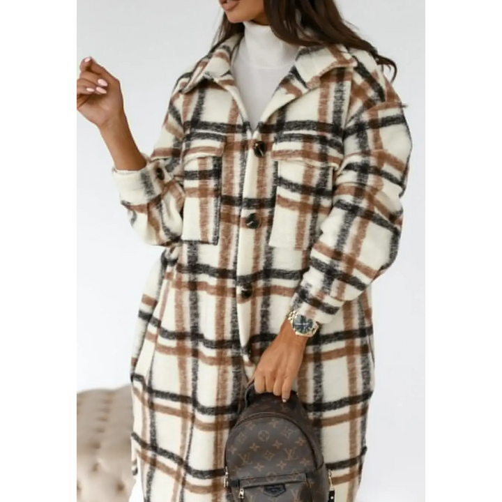 MERRIVALE™|EVERYDAY CHECKED COAT