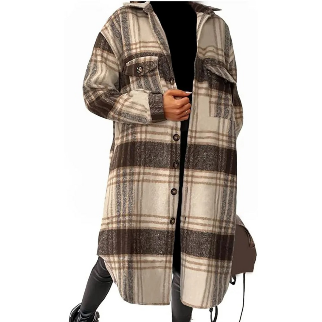 MERRIVALE™|EVERYDAY CHECKED COAT