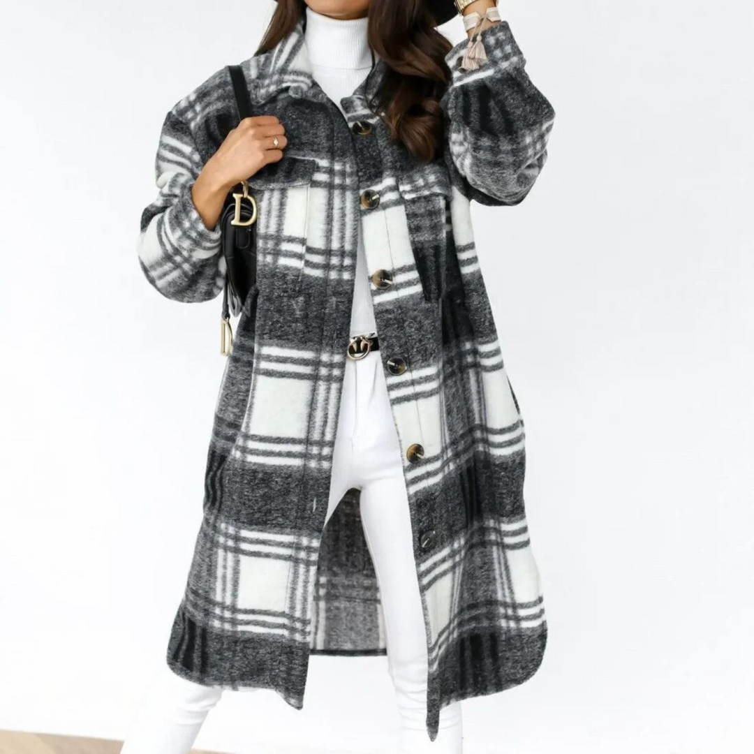 MERRIVALE™|EVERYDAY CHECKED COAT