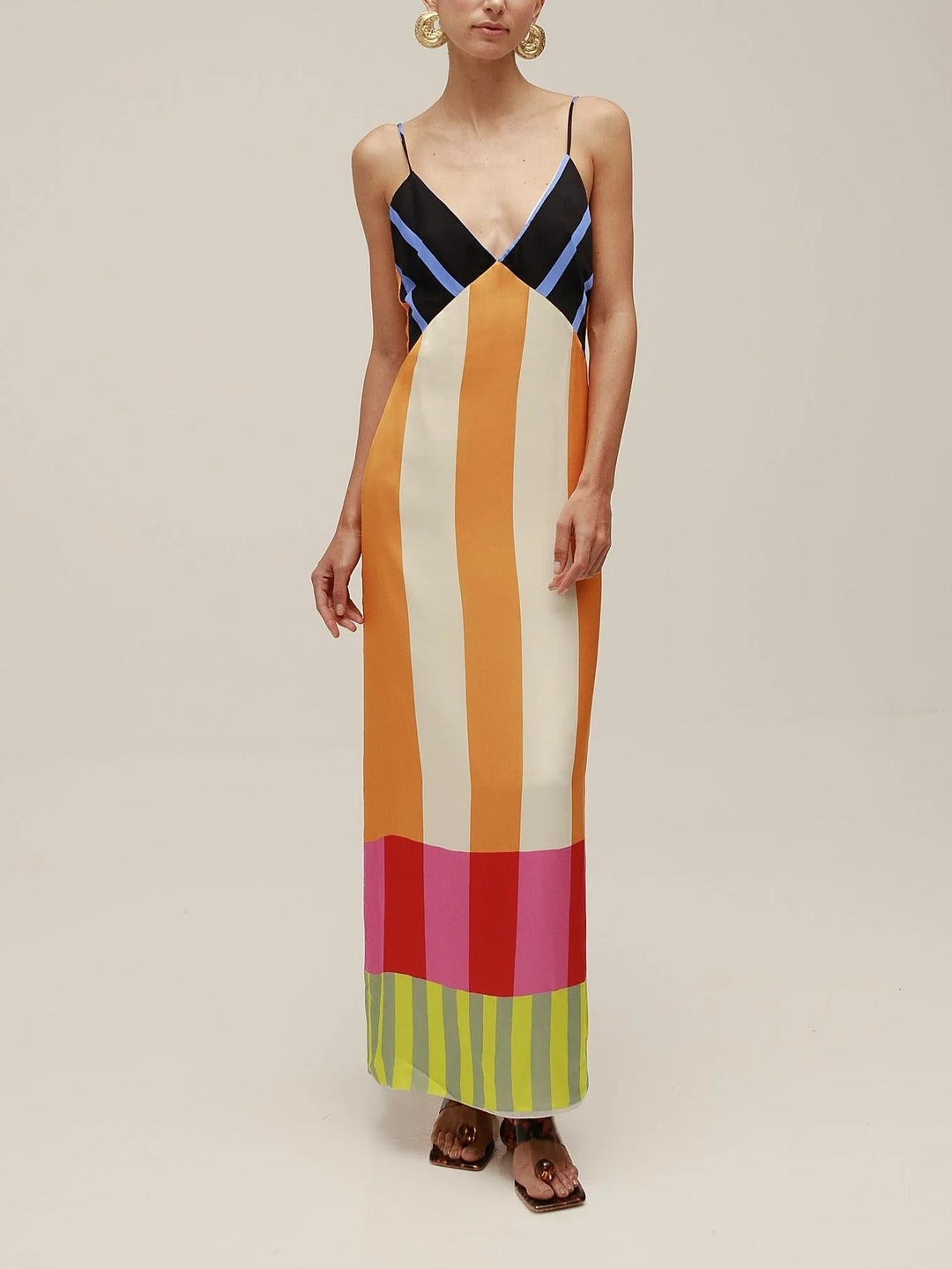 PALOMA™ | COLORFUL STRIPED MAXI DRESS