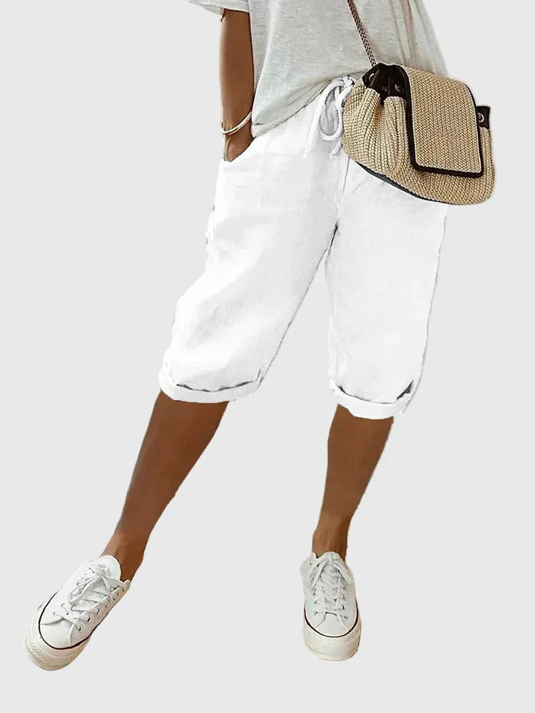 MELODY™|COTTON TAILORED SHORTS