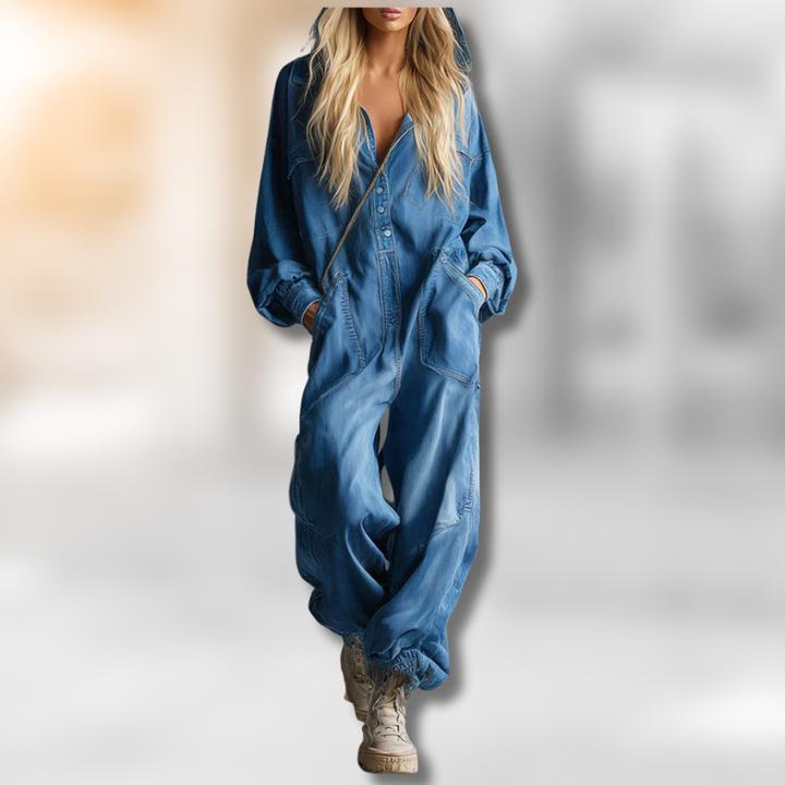 SOPHIA™|COTTON UTILITY JUMPSUIT