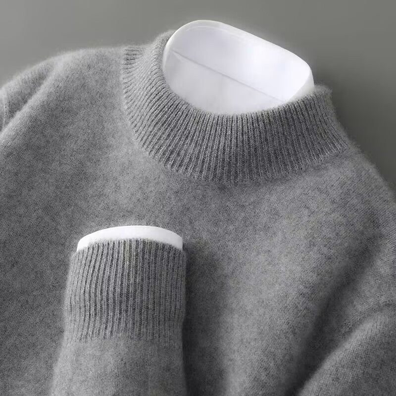 JULIAN™|REFINED MOCK NECK KNIT