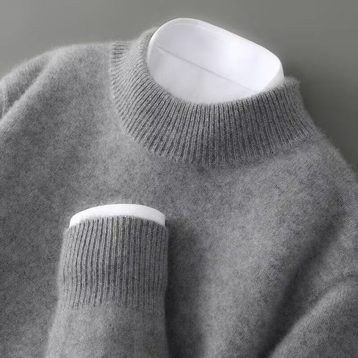 JULIAN™|REFINED MOCK NECK KNIT