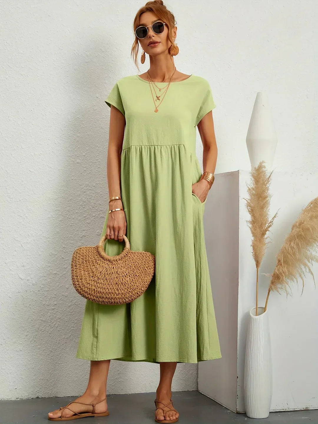 STELLA™|FLUID COTTON MIDI
